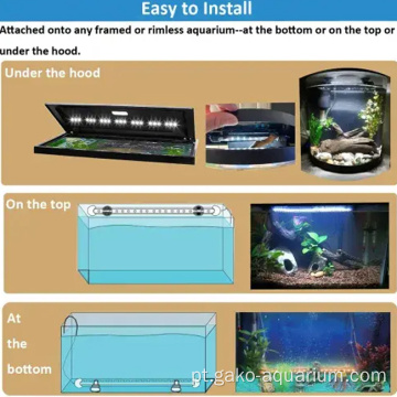 Fish tank LED LEVED com timer para aquário